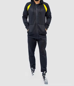 2025 gros décontracté vêtements de sport pour hommes Jogging survêtements fermeture éclair hommes formation survêtement Polyester survêtements pour hommes - Product Image 1
