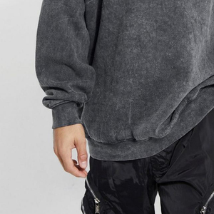 Nouveau design de sweatshirts d'extérieur tendances OEM pour hommes pour l'hiver sweatshirts lavés à l'eau pour hommes nouveau design bon marché sweatshirts nettoyants à l'eau pour hommes - Product Image 5