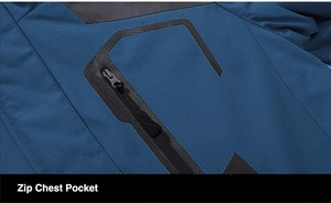 Veste de ski de snowboard en toile imperméable et respirante antibactérienne et écologique pour hommes pour le ski et le snowboard Sports d'hiver - Product Image 5