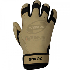 Gants de baseball en cuir léger avec logo personnalisé professionnel Protection des mains Position de champ extérieur Gants de frappeur en gros - Product Image 4