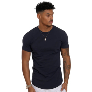 Camisetas de culturismo de último diseño y alta calidad, ropa de verano, camiseta de entrenamiento, camiseta de gimnasio para hombre, manga corta, corte regular, color liso - Product Image 2