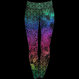 กางเกงออกกำลังกายเอวสูงสำหรับผู้หญิง ผ้าถักลำลอง สกรีนโลโก้ได้ กางเกงโยคะ ยกกระชับสะโพก ระบายอากาศได้ดี เสื้อผ้ากีฬา - Product Image 5