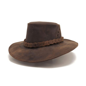 Premium Quality Wholesale Price Leather <b>Hats</b> Top Selling Pakistan Made Durable Hot Sale Leather <b>Hat</b> - Product Image 1