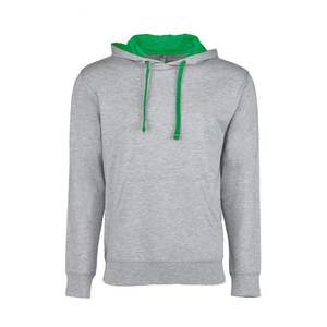 Full Zip, US Cotton French Terry Hooded Sweatshirt Fleece Pullover Hoodie Unisex French Terry Pullover Hoody Contrast Hoodies - Product Image 1