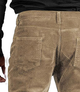 Men's Custom 100% Cotton French Terry Acid Wash Flare Sweatpants Straight Curved Striped with <b>Elastic</b> Waist Closure Men's Pants - Product Image 3