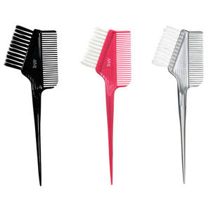 JPBQ Silver Hair Dye Brush Baton Salon Use Rat Tail <b>Comb</b> Type - Product Image 3