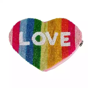 Monedero hecho a mano con cuentas de semillas bordadas con cuentas de último diseño con color personalizado para mujeres y niñas - Product Image 3