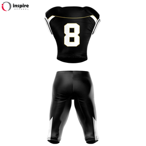 Uniforme de fútbol americano, ropa deportiva sublimada con logotipo impreso personalizado, conjunto de uniforme americano de poliéster - Product Image 2