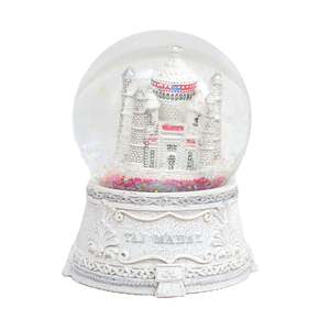 Globe à neige en verre Taj Mahal, élégant objet décoratif de mariage - Product Image 1