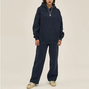 Ensemble de survêtement unisexe pour homme, personnalisé, lourd, pour l'hiver, jogging et sweat à capuche, 100% coton, streetwear avec couleurs et logo personnalisés - Product Image 5