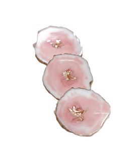 GLITTER Lot de 4 sous-verres en résine de luxe faits à la main pour tapis de table et de cuisine au meilleur prix - Product Image 2