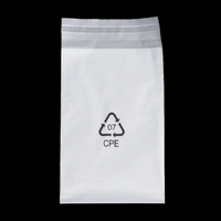 Sacs à fermeture éclair givrés CPE personnalisés avec logo, résistants à l'humidité, pour l'emballage des aliments et des collations, et le stockage des ordinateurs/appareils électroniques