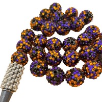 Perles en vrac à trou droit, modèle 664 de la marque Yuang, en résine, couleur diamant, couleurs mélangées AB, pour bricolage et fabrication de bijoux, collection Halloween, vente chaude