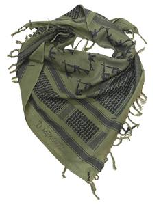 Popular Olive Green Shemagh Scarf 100% Cotton Soft Breathable Quality Multipurpose Head Scarf - Product Image 6