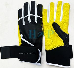Gants de frappeur de baseball en cuir haute performance avec manchette étendue Gants à manchette longue de haute qualité d'un fournisseur reconnu - Product Image 1