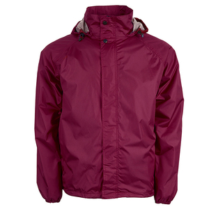 Anorak cortavientos ligero e impermeable para hombre, chaqueta de lluvia de talla XS, Capucha ajustable, manga con dobladillo, forro de malla - Product Image 4