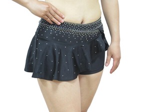 Venta al por mayor OEM logotipo personalizado impreso niñas porristas uniformes conjuntos de diamantes de imitación adorno Spandex/poliéster sujetador estilo para - Product Image 3