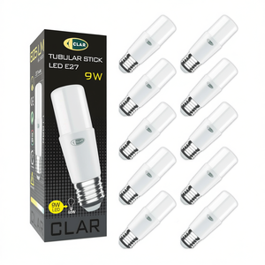 9W E27 Tubular LED Bulb Energy Efficient <b>Lighting</b> Solution - Product Image 2