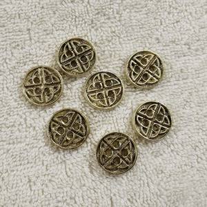 Medieval Brass <b>Button</b> TT-1170 National Style with Anti-Theft Feature <b>Cover</b> Closure Type - Product Image 3