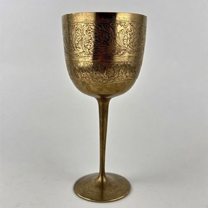 SacraSip Cáliz Sagrado, Copa de Vino de Comunión de Latón Antiguo, Copa Vintage Artesanal para Iglesia y Ceremonias Espirituales - Product Image 2