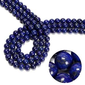 AAA+ High Quality Custom Size <b>Blue</b> Lapis Lazuli Faceted Loose <b>Beads</b> Natural Gemstone for DIY Jewelry Making Wholesale - Product Image 3