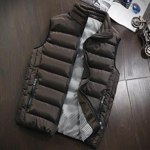 Nuevo diseño OEM personalizado sin mangas burbuja chalecos invierno prendas de vestir utilidad chaqueta Gilet negro gimnasio correr hombre Puffer chaleco - Product Image 4