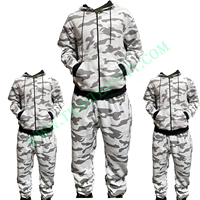 Éponge française Boxy Dtg Sublimation Puff Print Real Tree Sweats à capuche de camouflage personnalisés Pantalons de survêtement pour hommes et femmes