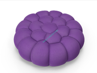 Luxe personnaliser bleu rouge hôtel bulle pouf tabouret chaise ronde citrouille modulaire poufs poufs pour salon canapé ensemble