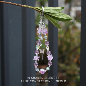 Các Nhà Sản Xuất Túi Charms Sakura Móc Khóa Long Lanh Acrylic Điện Thoại Cô Gái Keyring Nhựa Nhựa Keychain Nhựa Móc Chìa Khóa - Product Image 2