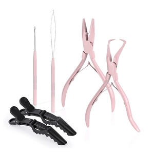Micro beads <b>hair</b> extension <b>tools</b> kit <b>Hair</b> <b>Remover</b> plier, Parting Ring, Loop <b>Tool</b> & <b>Hair</b> Sectioning Clips Wholesale - Product Image 1