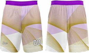 Ensemble de maillots de basket-ball pour hommes gris avec logo personnalisé marron couleur réversible pratique à paillettes par sublimation complète - Product Image 2