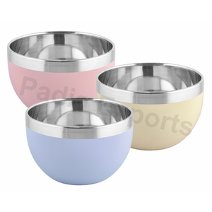 Bol en métal classique écologique à double usage pour usage domestique pour la crème glacée et pour les cadeaux Technique de couleur émaillée - Product Image 1