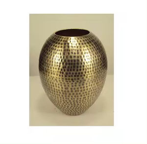 Maceta de Metal, decoración navideña hecha a mano, florero de Color plateado, último diseño, Mesa Central decorativa - Product Image 5