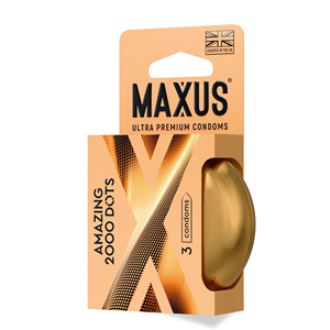 Condones MAXUS Ultra Premium, paquete de <span class=keywords><strong>3</strong></span>, con puntos increíbles, 2000 puntos, creados en el Reino Unido - Product Image 1