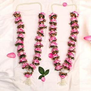 Paquet de 2 guirlandes de glycine fleurs mariée marié mariage anniversaire faveur retour cadeau événements guirlandes guirlandes de bienvenue - Product Image 3