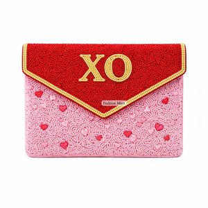 Bolsos de Noche con Cuentas Hechos a Mano de Primera Calidad, Colección de Bolsos de Mano con Tema de Amor, Calidad de Exportación - Product Image 1