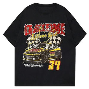 Vente en gros de t-shirts surdimensionnés de haute qualité personnalisés 305G 100% coton à manches courtes et à épaules tombantes t-shirts de rue personnalisés pour hommes - Product Image 1