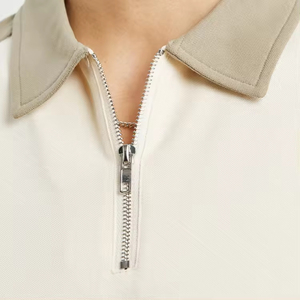 Polos de media cremallera informales para hombre, venta al por mayor, polos ligeros de media cremallera de nuevo diseño de alta calidad - Product Image 3