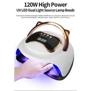 Sèche-ongles UV LED 36W, séchage rapide, 4-en-1, sans fil, télécommande, mini modèle, logo personnalisé, matériau plastique, alimentation par batterie - Product Image 5