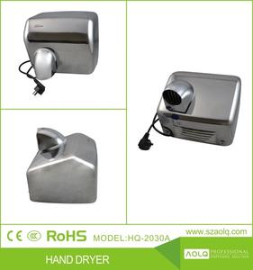 Sèche-mains électrique commercial à grande vitesse et à faible bruit SS304 fixé au mur pour les toilettes et les zones à fort trafic - Product Image 4