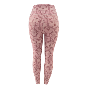 Hot Selling Knitted Seamless Printed Leggings with Pockets for Women Mid Waist <b>Tummy</b> <b>Control</b> Gym Workout Yoga - Product Image 2