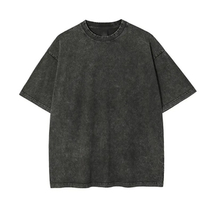 T-shirt Homme Oversize en Coton Lourd 280gsm 300gsm 320gsm, Coupe Décontractée, Épaules Tombantes, Personnalisable - Product Image 3