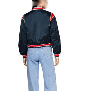 แจ็กเก็ตบอมเบอร์ปักลายสำหรับผู้ชายเสื้อคลุมนักบินคาร์โก้สำหรับฤดูหนาวเสื้อแจ็คเก็ตขนเป็ดสำหรับผู้ชาย - Product Image 6