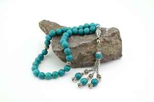 Cuentas de oración Tasbeeh de resina personalizadas, pulsera islámica musulmana para fabricación de joyas DIY, cuentas de accesorios espirituales personales - Product Image 3