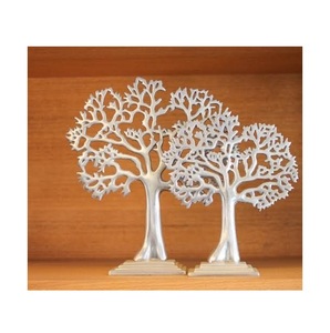 Sculpture d'arbre en aluminium artistique offrant une beauté métallique raffinée inspirée de la nature et des tendances du design moderne - Product Image 4