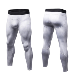 High Quality Custom Sublimation Printed Knitted Anti-Bacterial Breathable Seamless <b>Men</b> MMA <b>Leggings</b> - Product Image 6