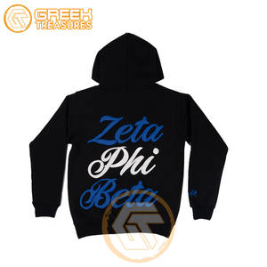 เสื้อมีฮู้ดผ้าฟลีซปักลาย Zeta Phi Beta เสื้อสเวตเตอร์คุณภาพสูงเสื้อมีฮู้ดสำหรับผู้หญิงกำหนดเอง - Product Image 1