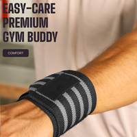 Bandes de maintien réglables pour poignets, idéales pour la musculation et la gymnastique, avec boucle de pouce et support pour une prise robuste lors de la levée de poids.