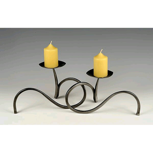 Venta al por Mayor de Portavelas de Hierro y Acero Hechos a Mano con Acabado Antiguo de Alta Calidad y Diseño Único para Decoración del Hogar - Product Image 1