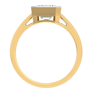 Anillo de Diseño Clásico de Oro de 9K para Mujer, 2.71 Quilates, Claridad VS, Diamante Cultivado en Laboratorio, Color EF, Certificado IGI, Corte Brillante, Joyería de Lujo - Product Image 3